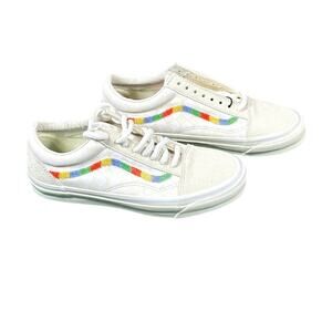 Gucci x Vans Vault OG Old Skool Rainbow Sneakers 8.5 M 10 W NIB